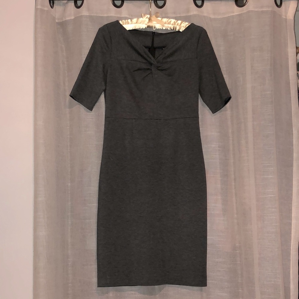 Banana Republic Knot Front Midi Length Dress